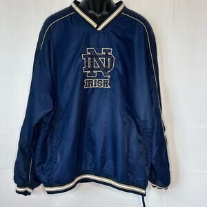 Notre Dame Fighting Irish Men’s Pullover Windbreaker Jacket Size XL